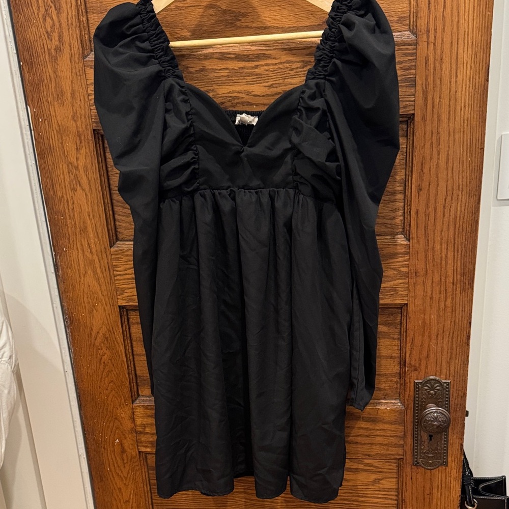 Entro Black Mini Dress